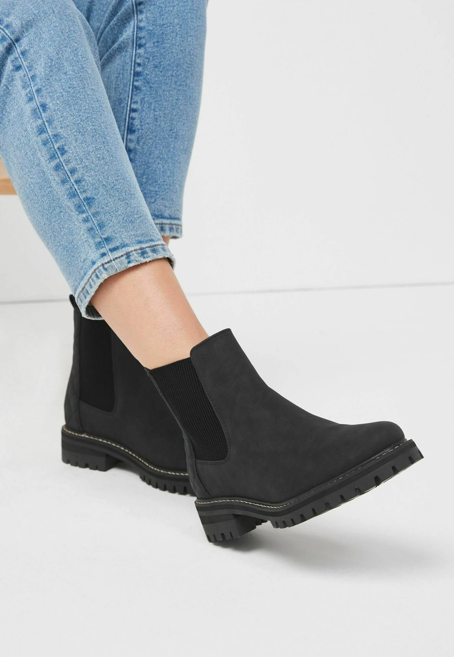 Next Forever Comfort Chunky Chelsea - Boots À Talons - Black 1 Next Forever Comfort Chunky Chelsea - Boots À Talons - Black