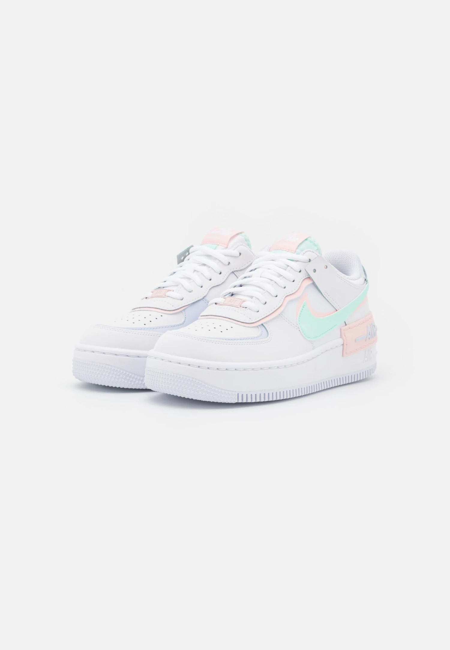 Nike Sportswear W Af1 Shadow - Baskets Basses - White/Atmosphere/Mint Foam/Football Grey/White 2 Nike Sportswear W Af1 Shadow - Baskets Basses - White/Atmosphere/Mint Foam/Football Grey/White – Image 2