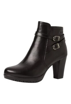 Tamaris Boots À Talons - Black Leather -Magasins Sélectionnés De Mode Pour Femmes 2bbe97ce676b4ff38caaea21f3819c5d