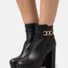 Anna Field Leather - Bottines À Plateau - Black