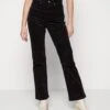 Monki Pantalon Classique - Black Dark