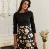 Anna Field Robe En Jersey - Black Gold