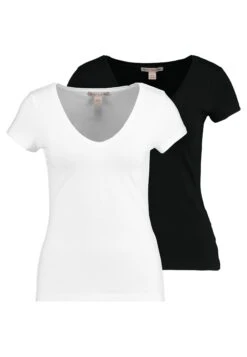 2 Pack - T-Shirt Basique - Black/White