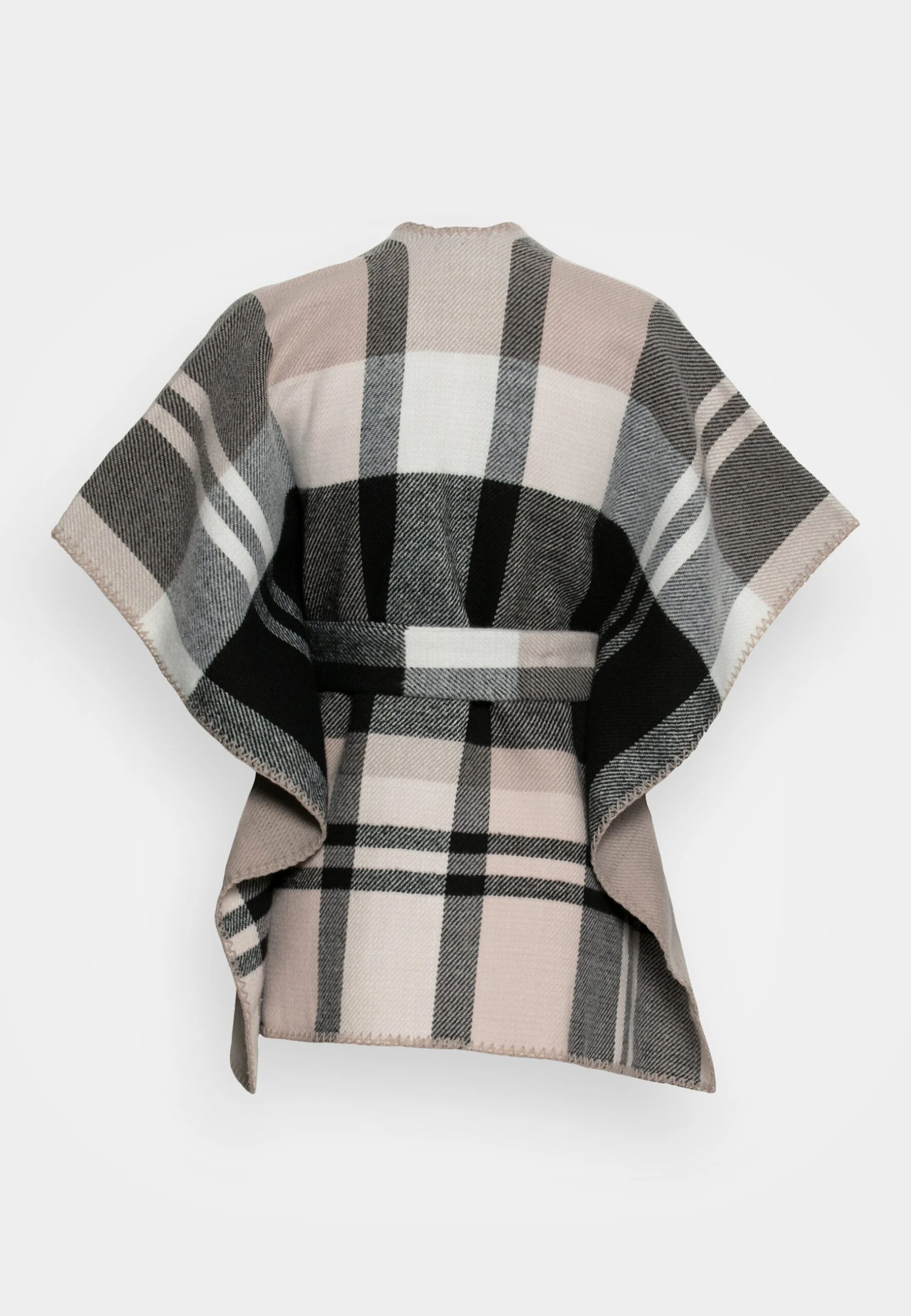 Anna Field Cape - Black/White 2 Anna Field Cape - Black/White – Image 2