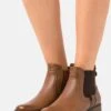 Mustang Boots À Talons - Cognac