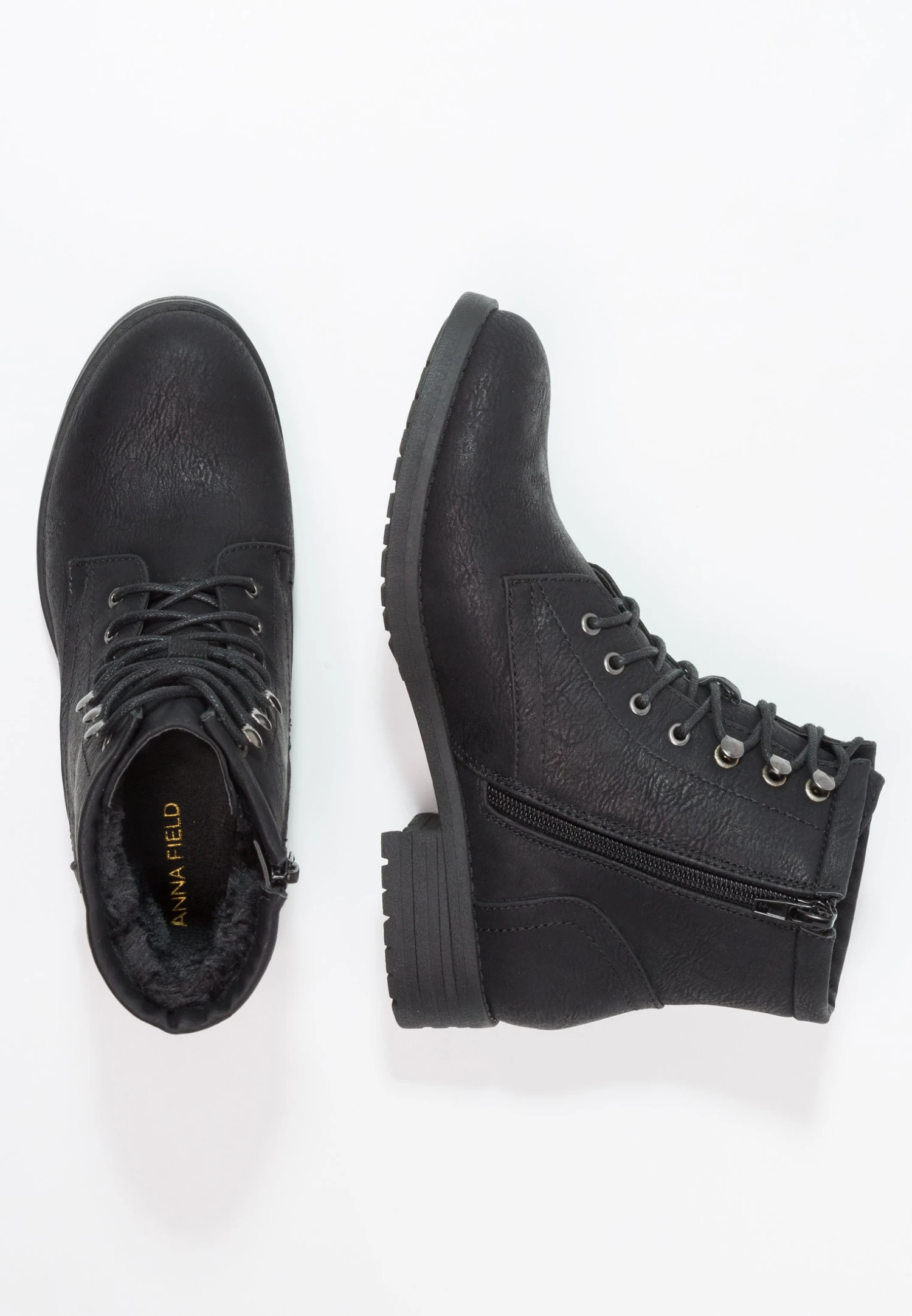 Anna Field Winter Boot - Bottines À Lacets - Black 3 Anna Field Winter Boot - Bottines À Lacets - Black – Image 3