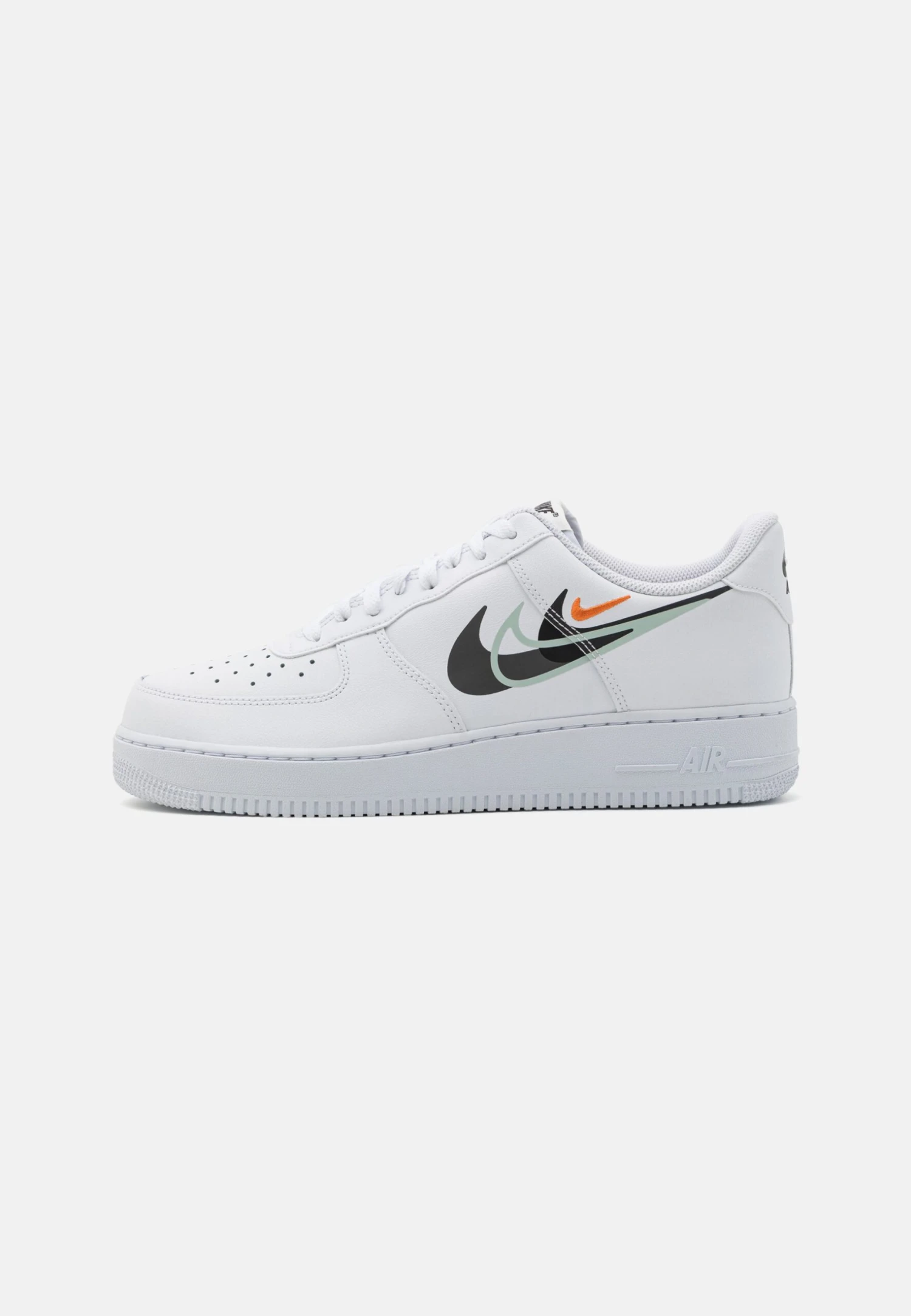 Nike Sportswear Air Force 1 Unisex - Baskets Basses - White/Ash/Black/Light Silver/Bright Mandarin 1 Nike Sportswear Air Force 1 Unisex - Baskets Basses - White/Ash/Black/Light Silver/Bright Mandarin