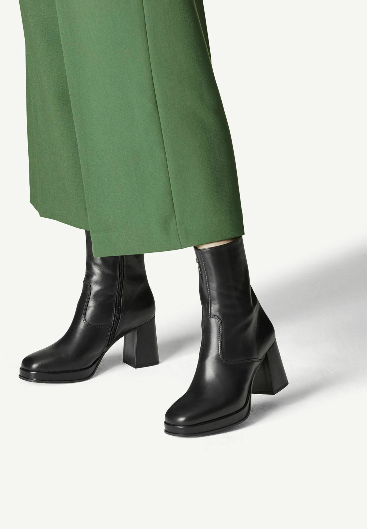 Tamaris Bottines À Talons Hauts - Black Leather 1 Tamaris Bottines À Talons Hauts - Black Leather