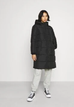 Pieces Petite Pcbee New Long Puffer Jacket - Manteau D'Hiver - Black