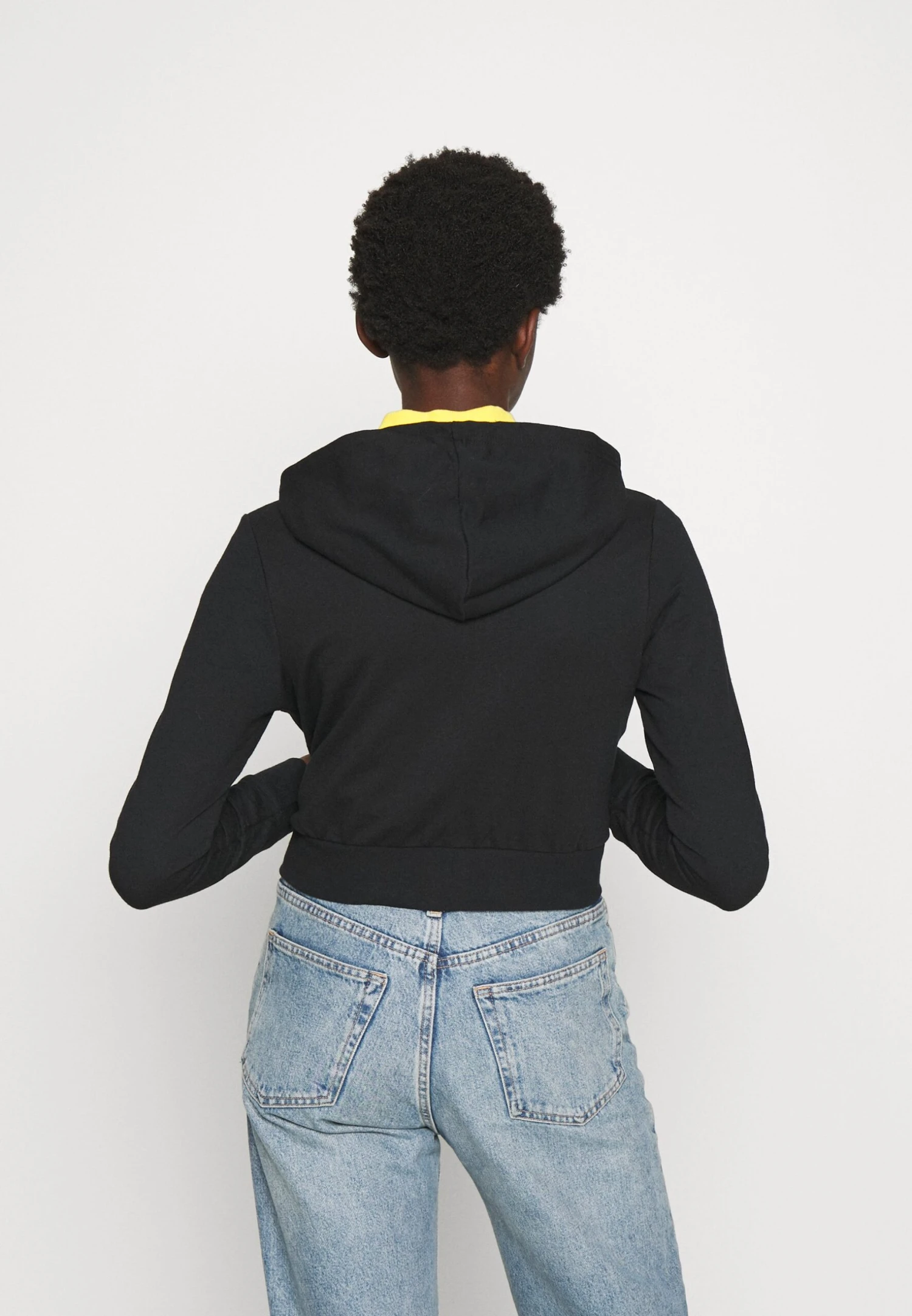 Even&Odd Sweat Zippé - Black 3 Even&Odd Sweat Zippé - Black – Image 3