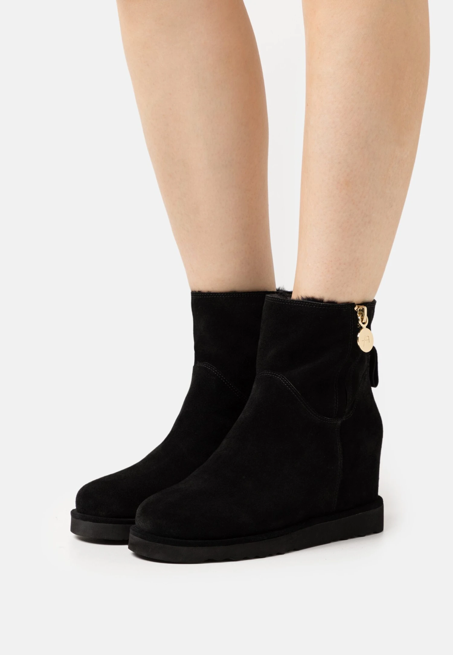 Anna Field Leather Winter Boot - Boots À Talons - Black 1 Anna Field Leather Winter Boot - Boots À Talons - Black