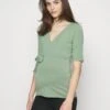 Mamalicious Mlcaylee Tess - T-Shirt Basique - Light Green